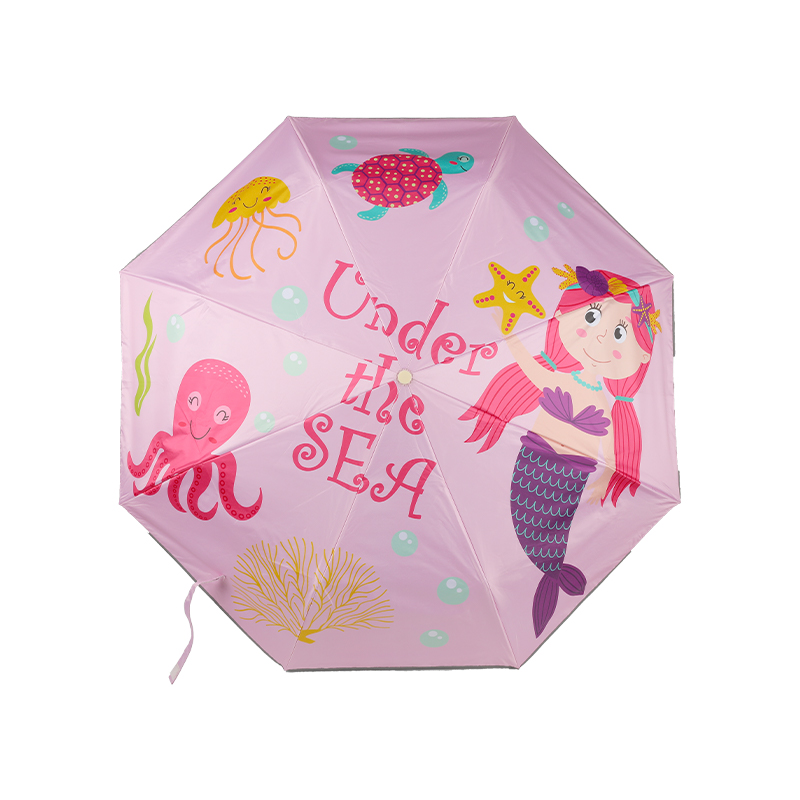 Children's cartoon self-opening self-closing Uv Protection sunscreen umbrella