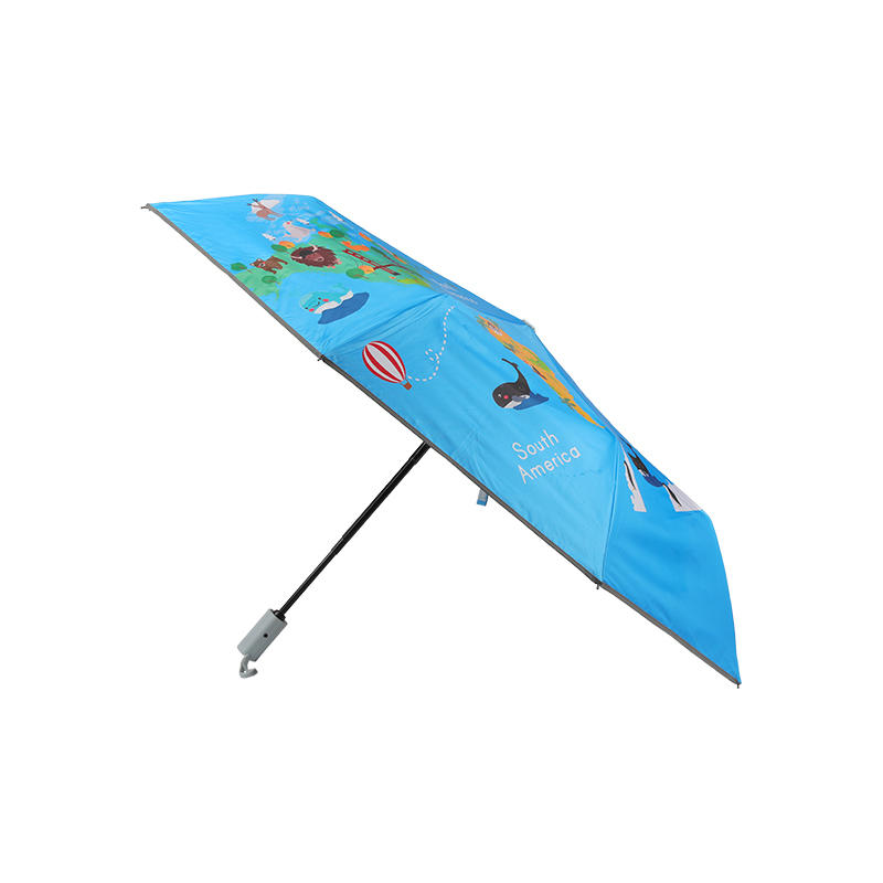 Children's cartoon self-opening self-closing Uv Protection sunscreen umbrella