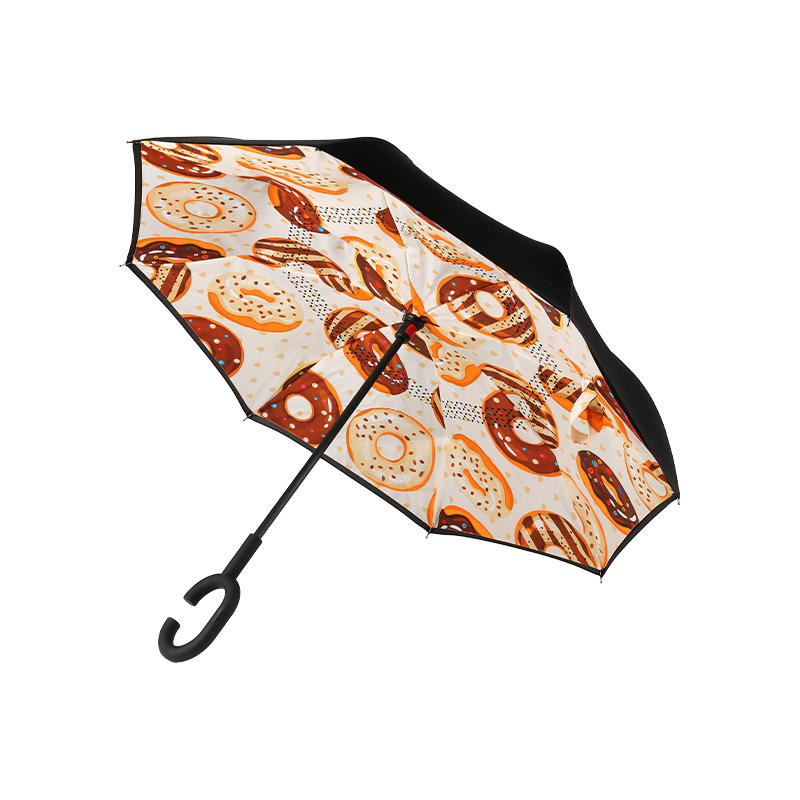 Children's hand-free double-layer reverse umbrella