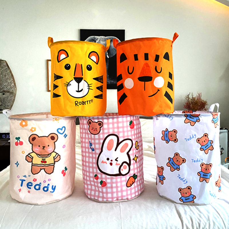 100 % polyester Children's clothing Waterproof storage bucket