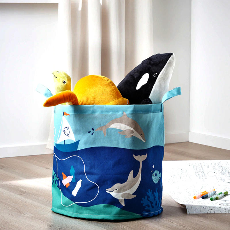 100 % polyester Children's clothing Waterproof storage bucket