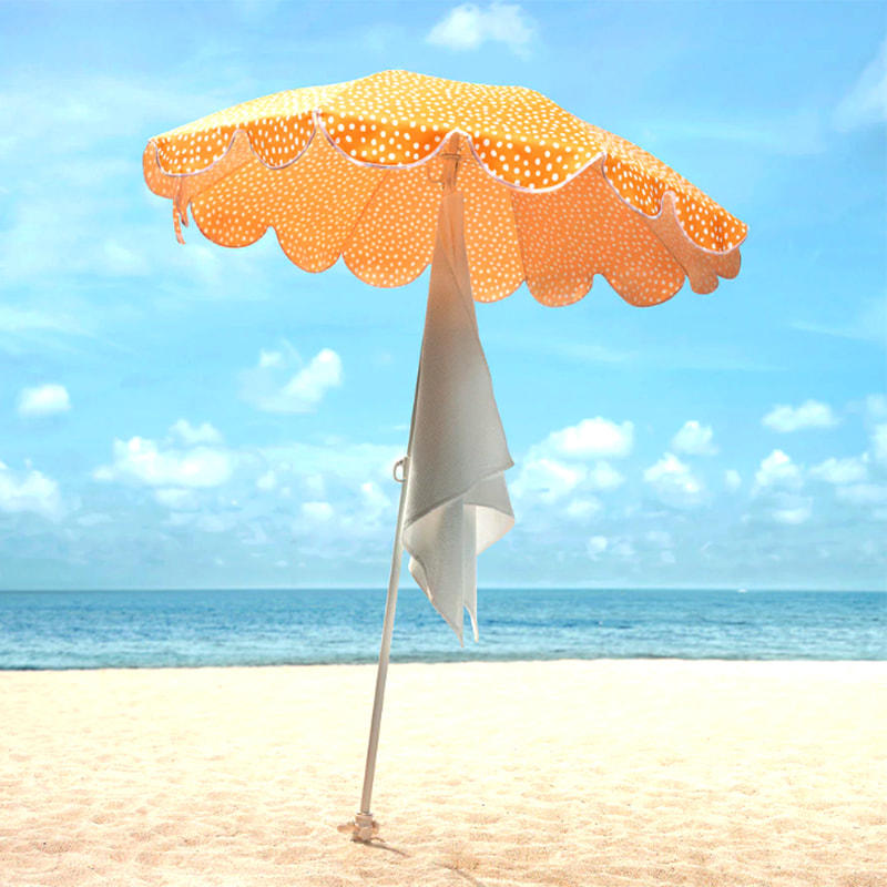 Large size detachable wind-resistant beach umbrella