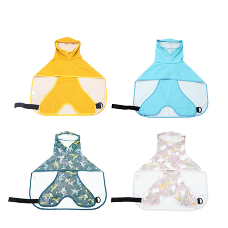 Multicolor Custom Size Available pet raincoat